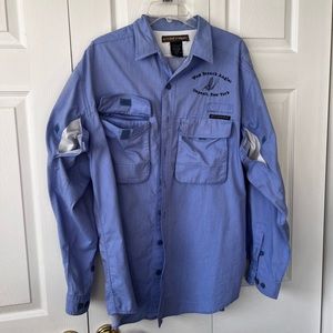 Mens Fishing shirt button down -fully vented fishing shirt
